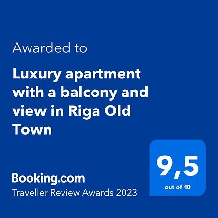 Luxury Apartment With A Balcony And View In Riga Old Town Экстерьер фото